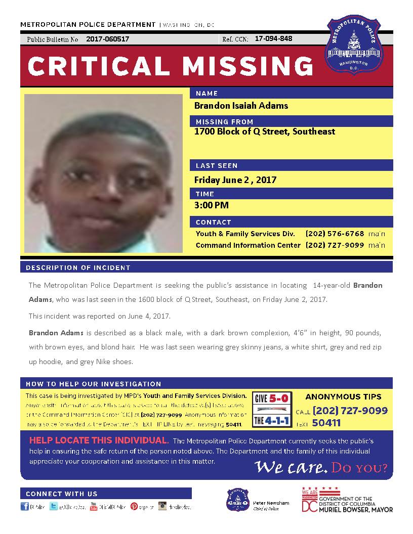 DC Police Department tweet media