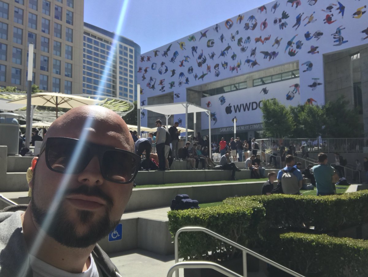 _DuckMa's tweet photo. May this sunbeam be the first of a bright day! #WWDC17 https://t.co/rOPMwQXoMy