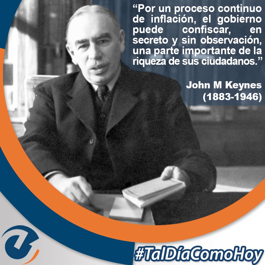 ecoanalitica's tweet image. #TalDiaComoHoy en 1883, nació el economista británico John Keynes