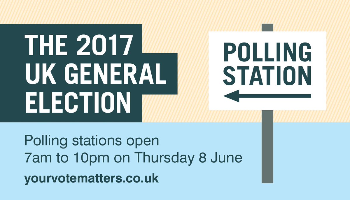 Polling stations open from 7am-10pm today. Find your nearest polling station: middlesbrough.gov.uk/elections/wher… #GeneralElection2017 #YourVoteMatters