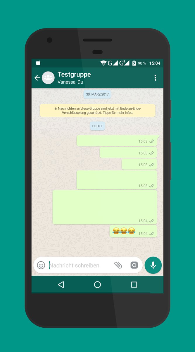 Whatsapp leere nachricht schicken iphone