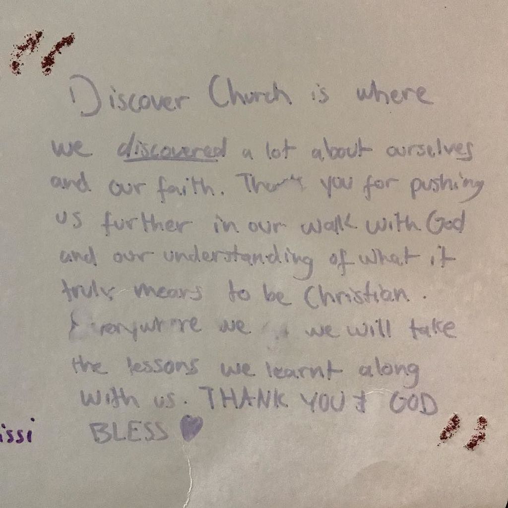 DC_Franklin's tweet photo. A thank you from our Rabun Gap seniors. 😊Way to be church! Your love of God and others is changing the world! https://t.co/PsG3Hvnrfc
