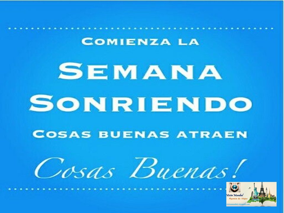 VISIONMUNDIAL1's tweet photo. Las cosas buenas atraen cosas buenas, pensamientos positivos atraen logros positivos.Solo tu puedes determinar el éxito de tu semana.#VMTips https://t.co/13iTuva6A5