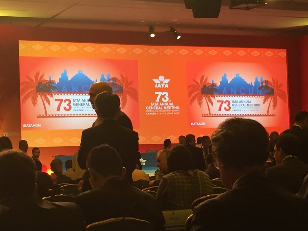 RCHRI88's tweet photo. #IATAAGM kicking off 73rd annual gathering in Cancun, Mexico #ibmtransport https://t.co/EQYACVUUKu