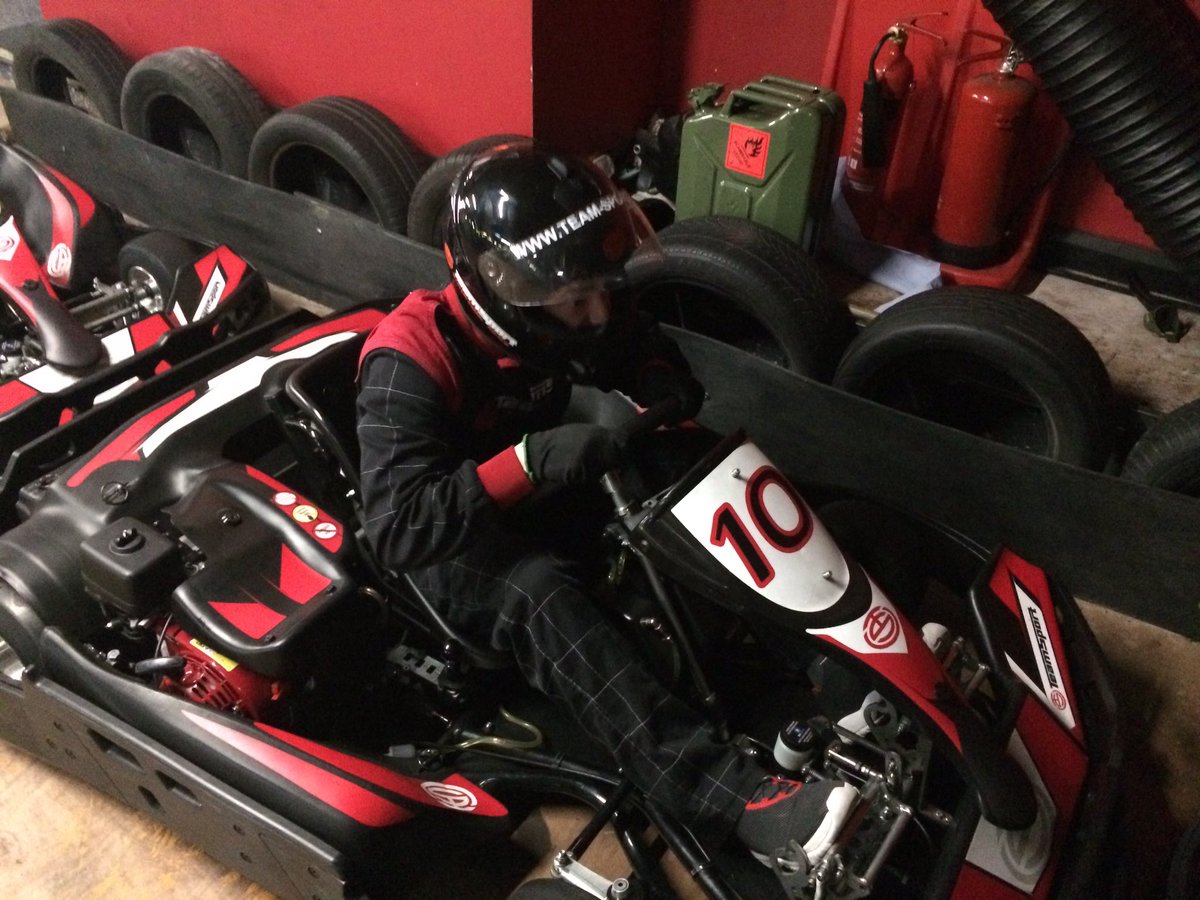 TiroRacing's tweet photo. We all had a great time go-karting last night! Congrats to Matt for setting the fastest lap time! @karting #notjustengineers #teambonding https://t.co/mLASUGpw4J