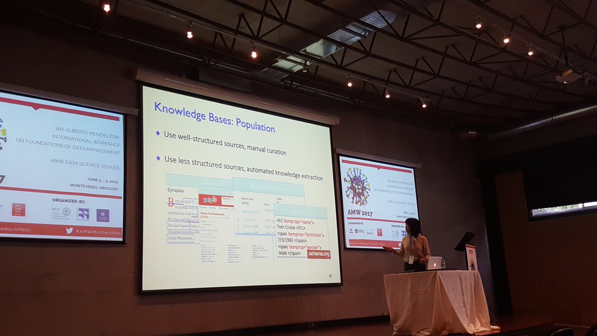 AMWUruguay's tweet photo. Primer tutorial en #AMWMontevideo,
Knowledge Collection And Knowledge Cleaning: Challenges, Models, And Applications https://t.co/YTTyzUqKuk