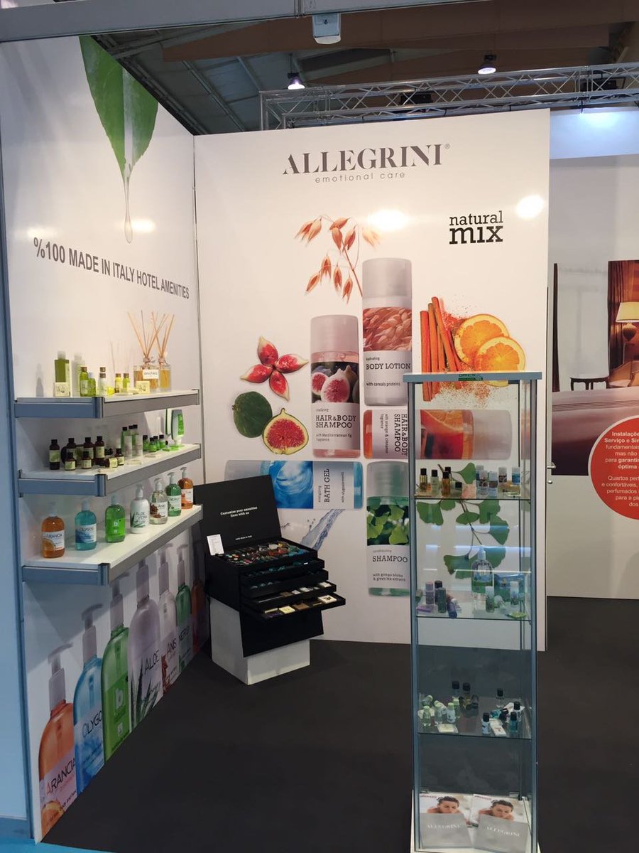 AAmenities's tweet photo. Live from Alimentaria&amp;Horexpo in Lisbon. Here we are also with our Allegrini Amenities collections! #alimentaria #hotelamenities #amenities https://t.co/8OQhFjJ9lw
