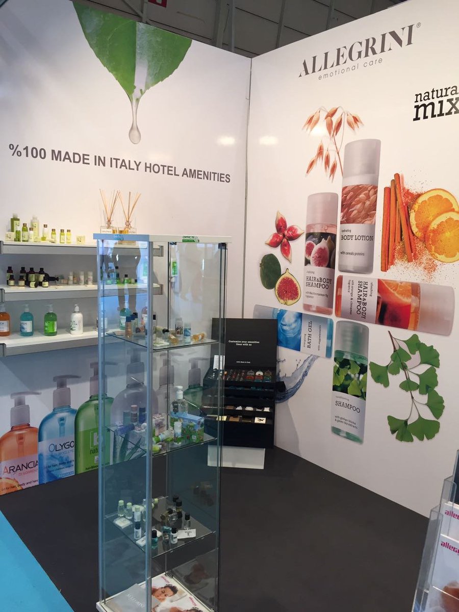 AAmenities's tweet photo. Live from Alimentaria&amp;Horexpo in Lisbon. Here we are also with our Allegrini Amenities collections! #alimentaria #hotelamenities #amenities https://t.co/8OQhFjJ9lw