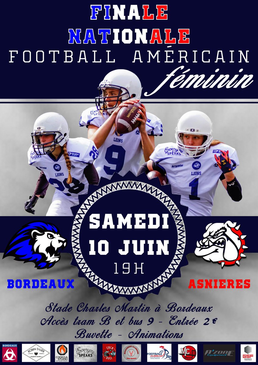 Dernière ligne droite pour nos féminines ! Venez rugir avec nous samedi 10 Juin pour les encourager ! 💪🏈✌
#Feartheroar