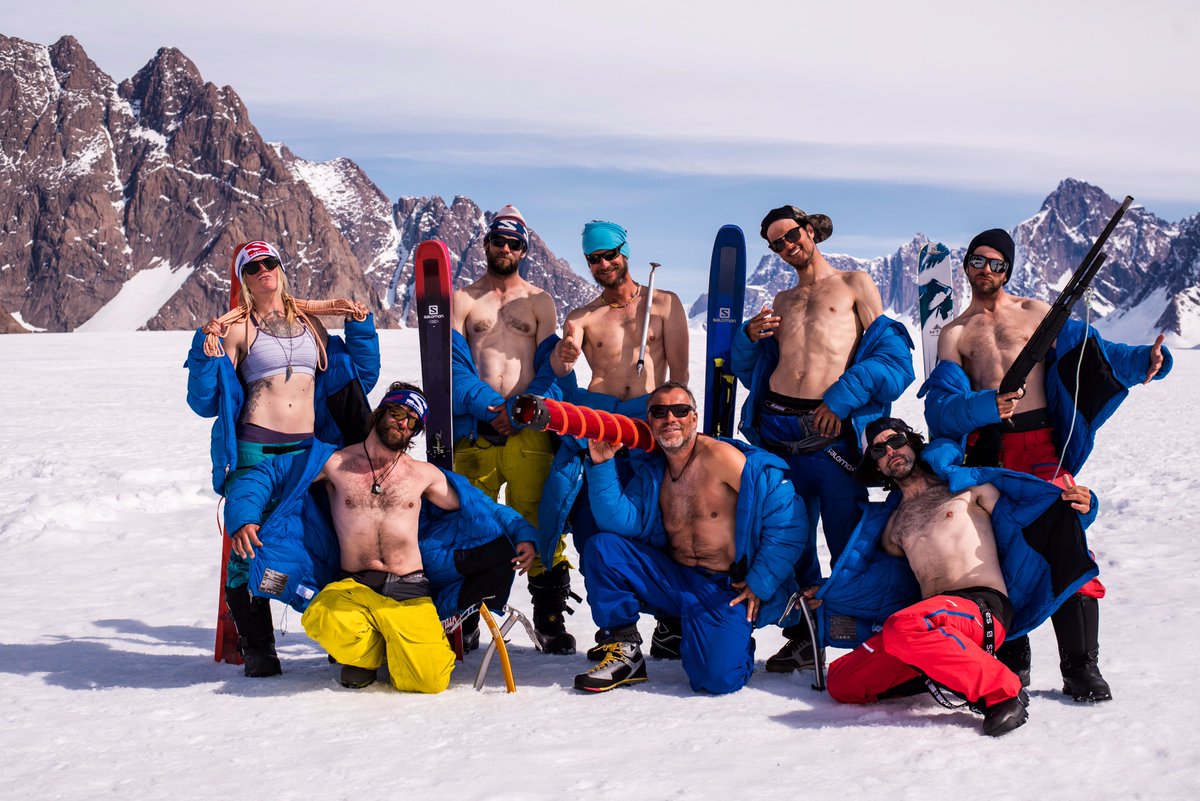 salomonfreeski's tweet photo. 1 week from today 2 lucky people will get the chance to rock #SalomonQST skis just like these goobers! Enter to win: https://t.co/ClvG1HDHHf https://t.co/ThuZYdFbI0