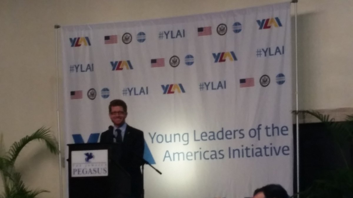 Start local,  Think BIG go Global.
Joshua Palacheck telling us why the US department of State developed the YLAI network.

#ylaicarib