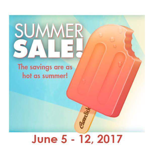 CurrClick's tweet photo. The weather is hot, but our prices are hotter!  Check out our #SummerSale  going on now through June 12! https://t.co/FszCDirXnF #hsmom #hs https://t.co/MAReJxS822