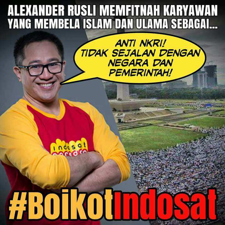 soloensis's tweet photo. #BoikotIndosat
Jangan bilang #BoikotIndosat adalah tindak intoleran........ https://t.co/xAlAwJXEdX