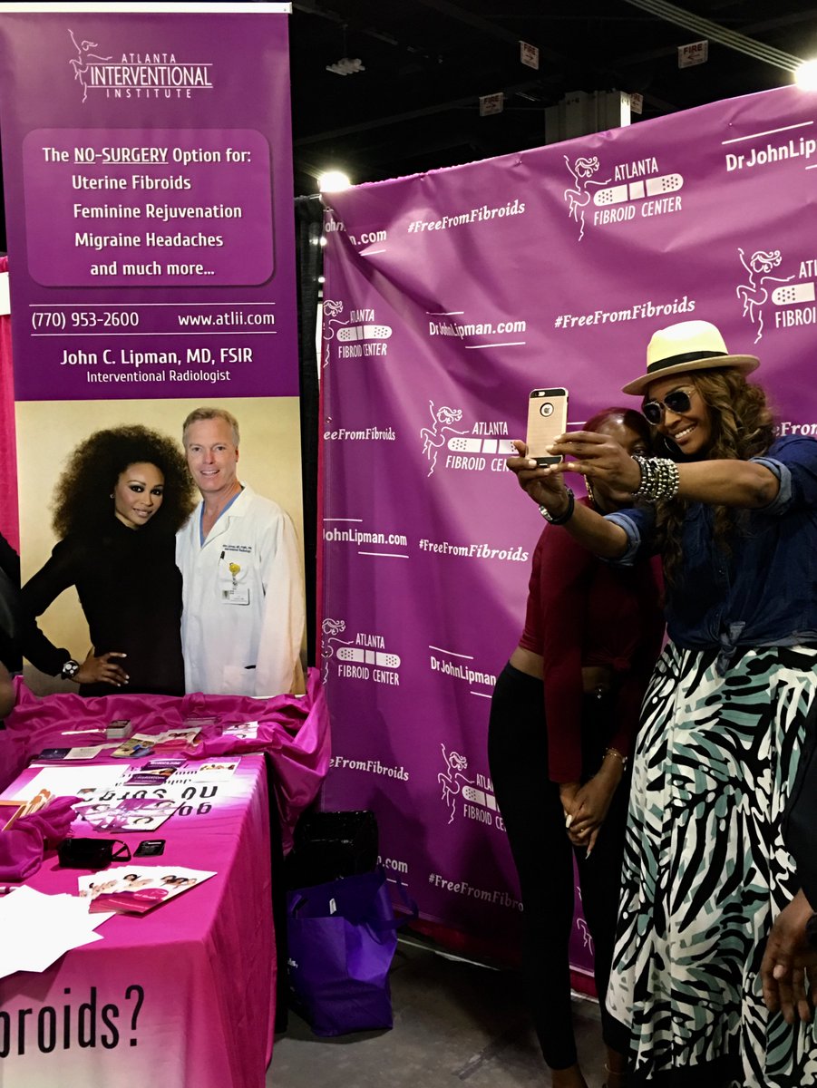 DrLipman1's tweet photo. Thanks @CynthiaBailey10 &amp; @calibere for helping empower women with info on #UFE Ucan b fibroid free without surgery!
https://t.co/LvXIByOkUK