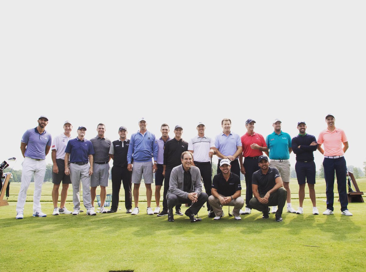 NetJets's tweet photo. Teeing off with #NetJets pros for the annual #NetJetsCup at the legendary Double Eagle golf course. #OnlyNetJets https://t.co/slOJuScQzI