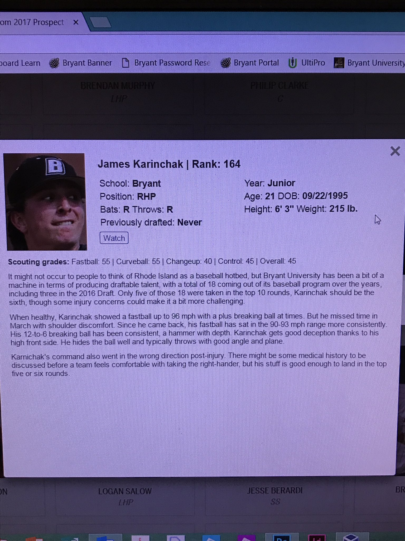 Bryant Baseball On Twitter Look Who We Found Listed Among The