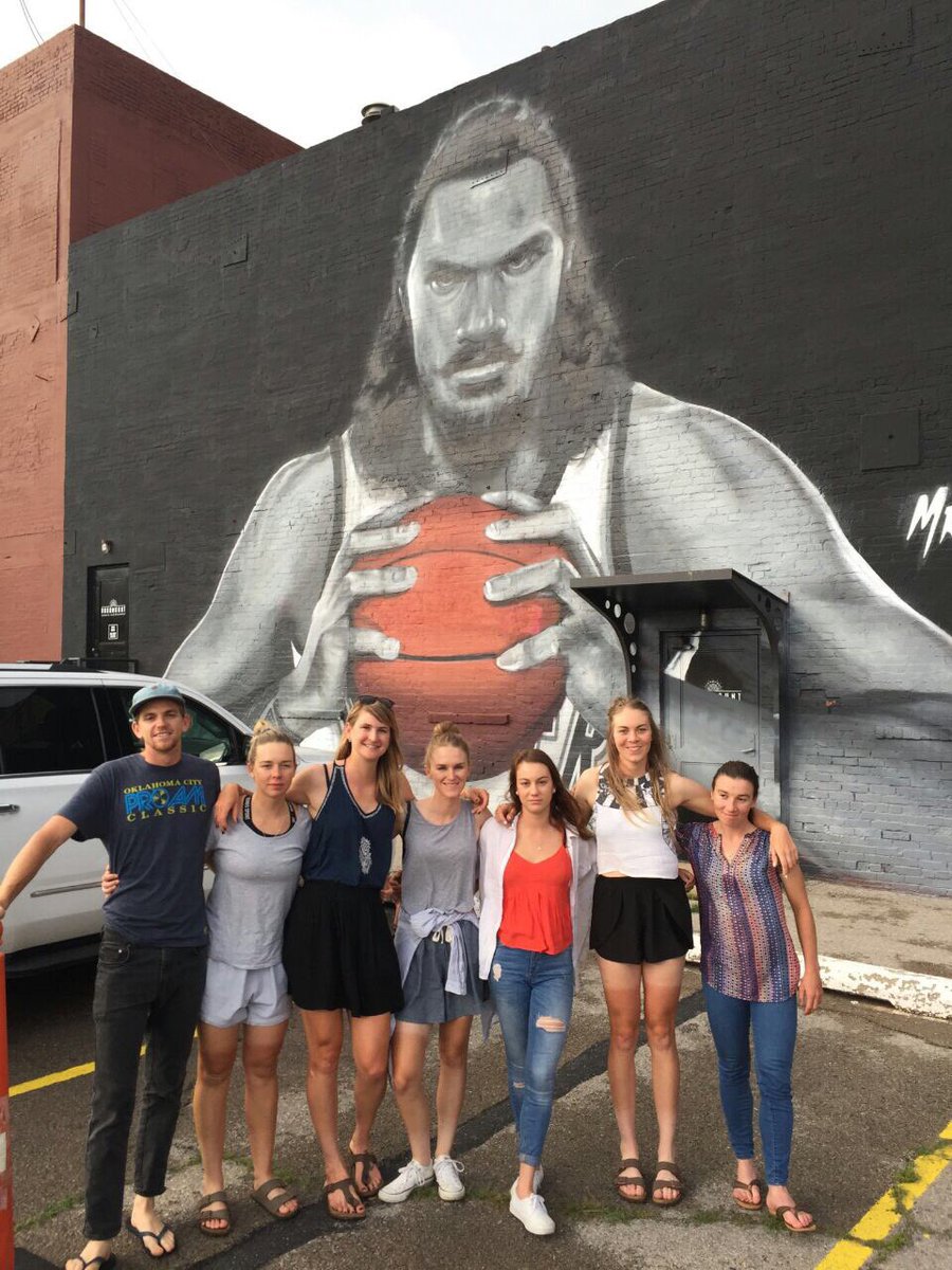 Hey <a href="/RealStevenAdams/">Steven Adams</a> your kiwi sisters missed you in OKC this weekend. <a href="/OKCProAmClassic/">OKC ProAm Classic</a> thanks <a href="/OKCWingman/">Ed</a> for hosting!
