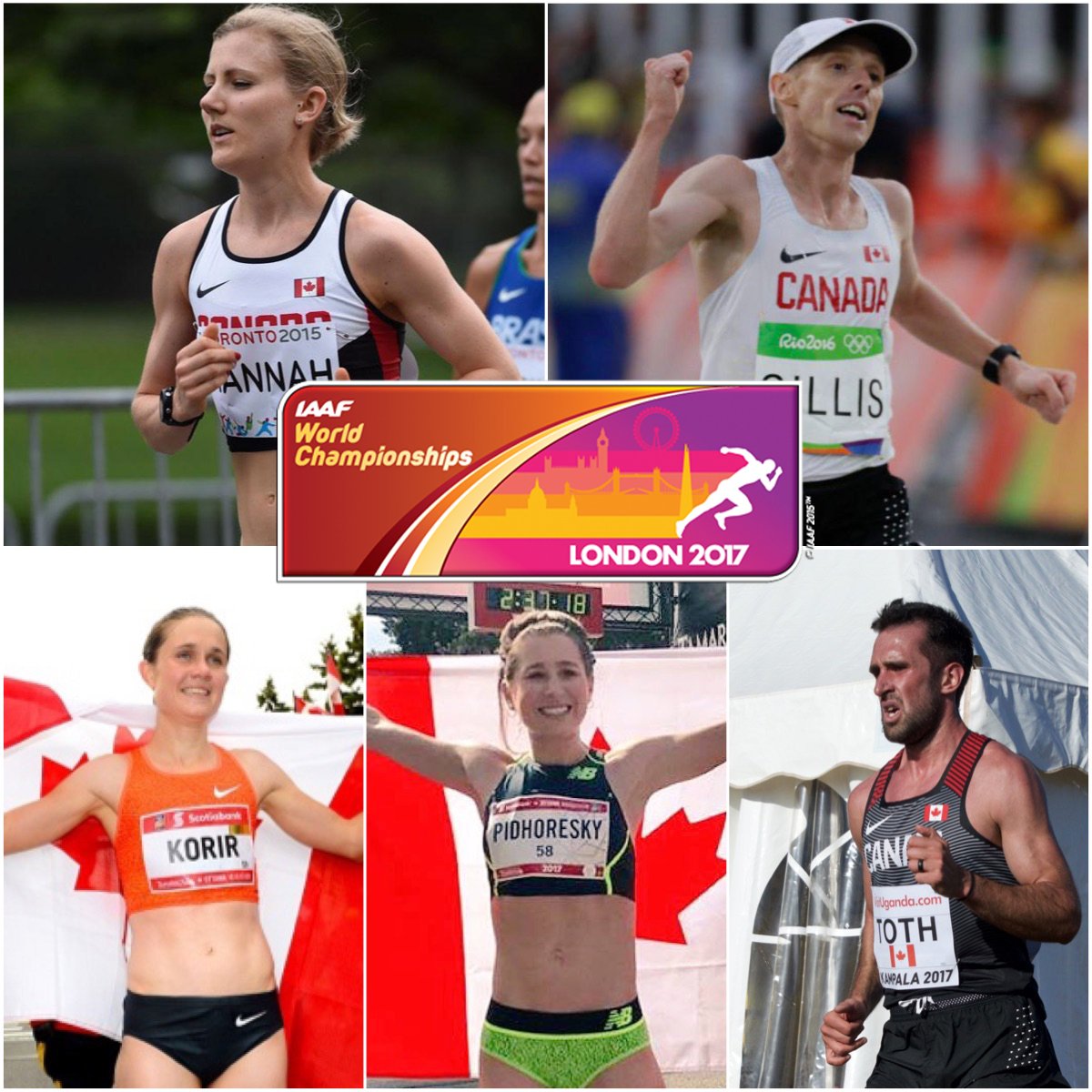 AthleticsCanada's tweet photo. Marathoners named for 2017 IAAF World Championships: https://t.co/gRBEvfXFDC https://t.co/Ct7cXxhpei