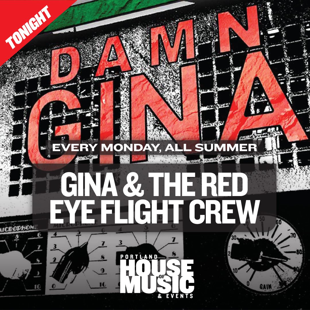 P_H_O_M_E's tweet photo. Every Monday, All Summer, get funky with Gina & The Red Eye Flight Crew. Doors at 8:30, $5 at the door. Visit https://t.co/zK01hGL31B https://t.co/gpC3flz60q