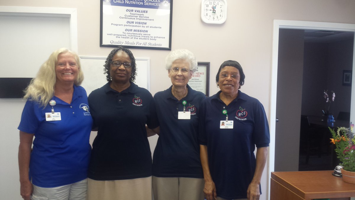 WCSnut's tweet photo. SN Retirees~Ellie Aycock,Grace Barnes,Annette Barnes,Gladys Herndon. 
Thanx for your service!
@WilsonSchoolsNC 
#wcsisthebest https://t.co/c6FbJT86mK