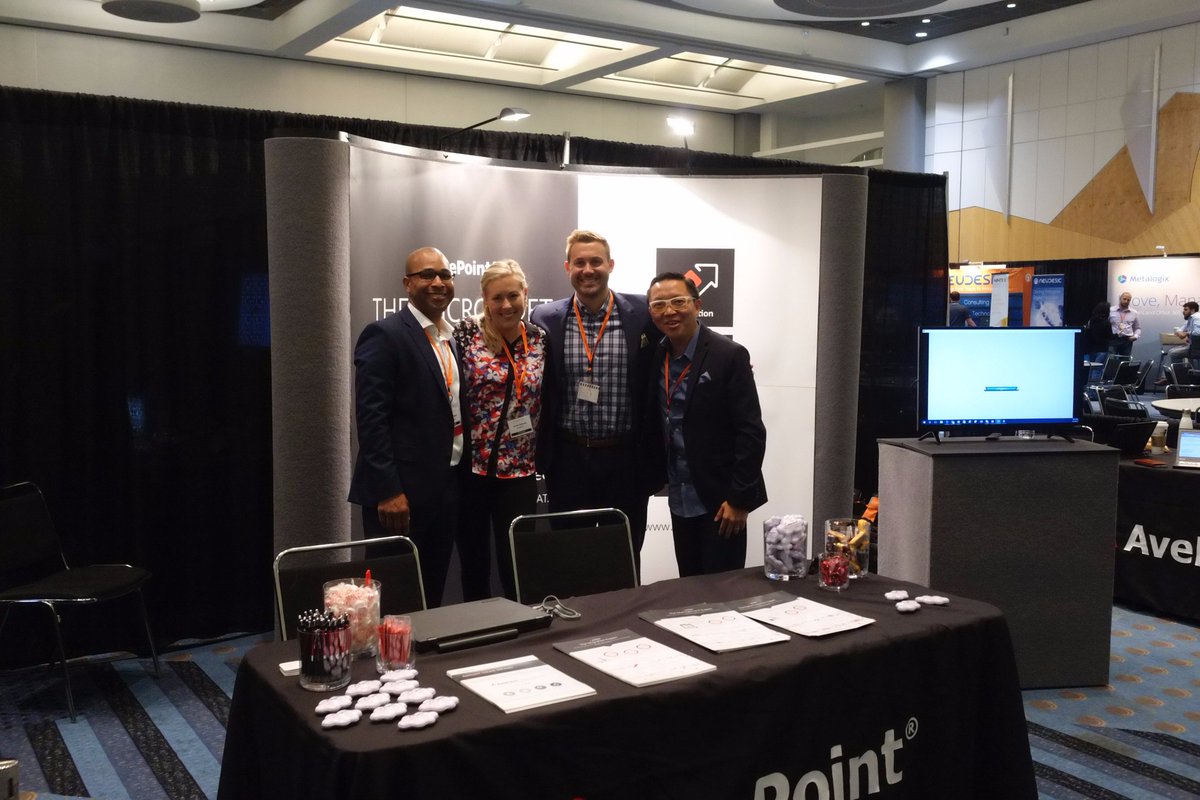 AvePoint's tweet photo. We had a blast meeting y'all at #spfestdenver and our hosted SharePint event. See you at the next @SharePointFest! https://t.co/0My795vwo4