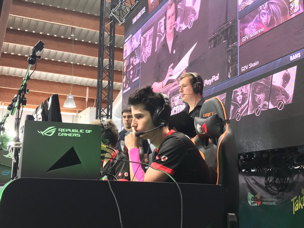 DMQVideojuegos's tweet photo. .@GiantsGaming y @G2Vodafone se vuelven a ver las caras tras la #CopaECI en el duelo clave de la Jornada 12 https://t.co/ITDRY6GH1j https://t.co/J3BakPWkhY