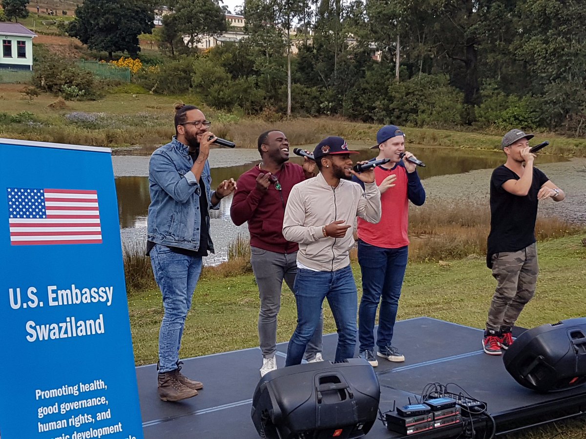 @exchangevocal also performed for GLOW and BRO youth clubs in Piggs Peak! Thank you guys!