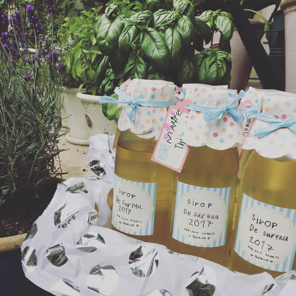 #sirop de sureau #homemade #gardening