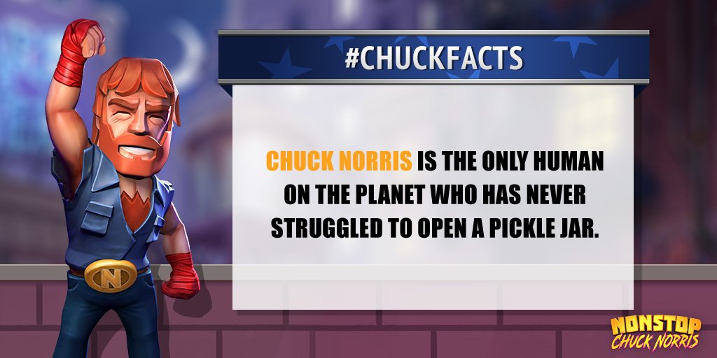 Looking for some #Monday Motivation. Take an inspiration from the #ChuckFacts and share your fact with us!