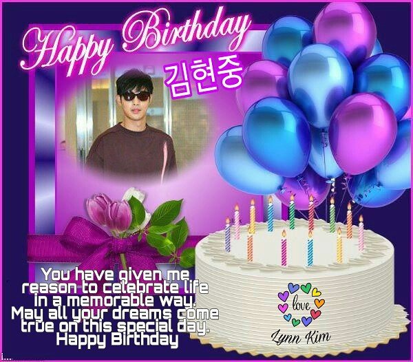 Happy Birthday   !!!    KIM HYUN JOONG          