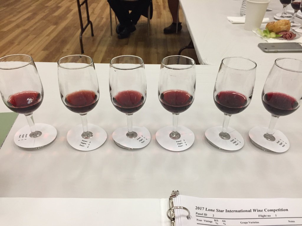 TXWineLover's tweet photo. And the Lone Star International Wine Competition begins! #lsiwc #txwine https://t.co/m4dM0nwwgX