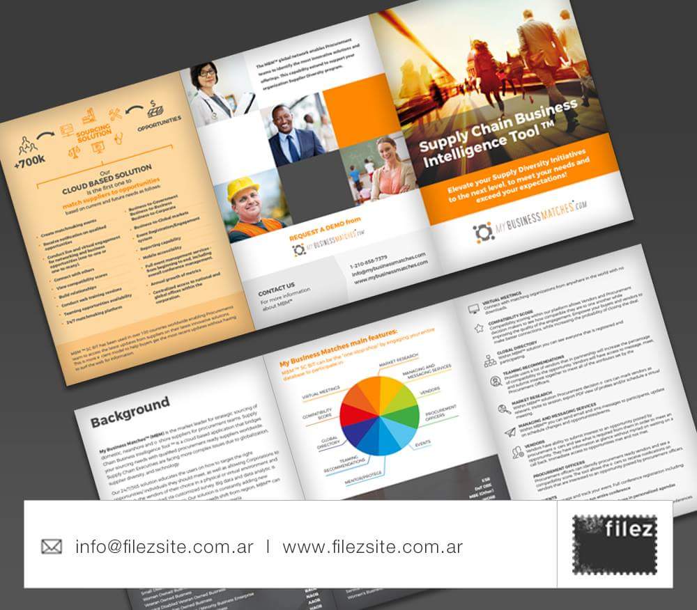 filezsite's tweet photo. Brochure designed for @mybusinessmatch . Thanks for trusting #Filez #brochure #trifold https://t.co/6NY3pAV7yE