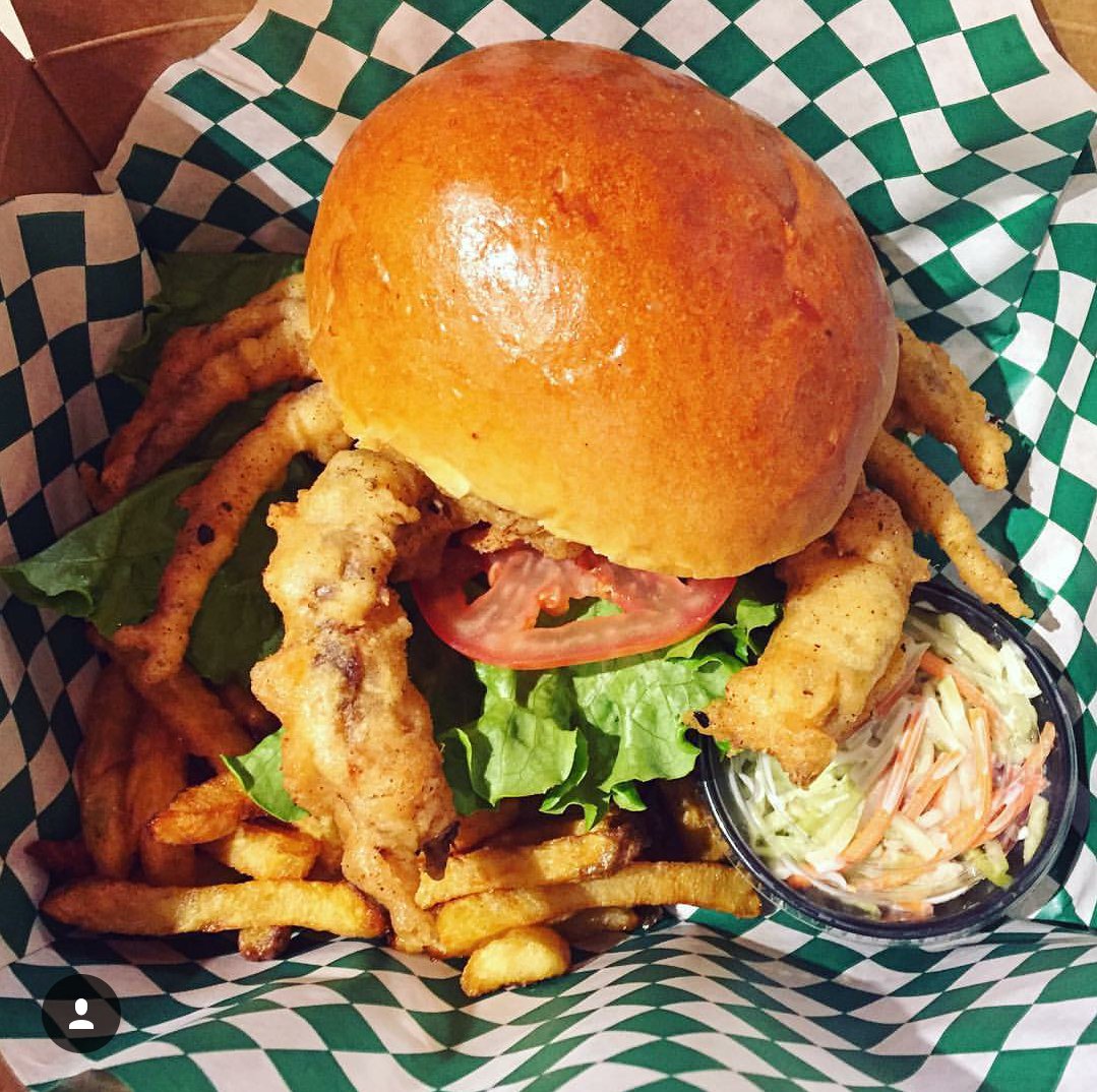 Repost: Softshell crab chillin’ Fresh Off The Boat Seafood Joint | 📷:: @tamilseattoronto