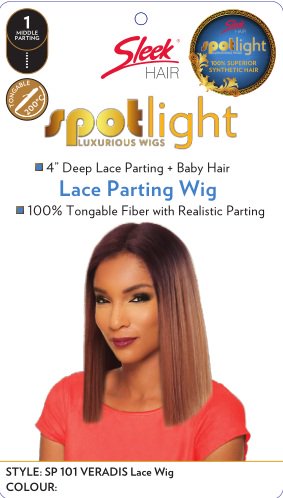 New Spotlight Veradis Wig, Trendy blunt cut , realistic lace parting , tongable advanced fibre. Great quality and good price