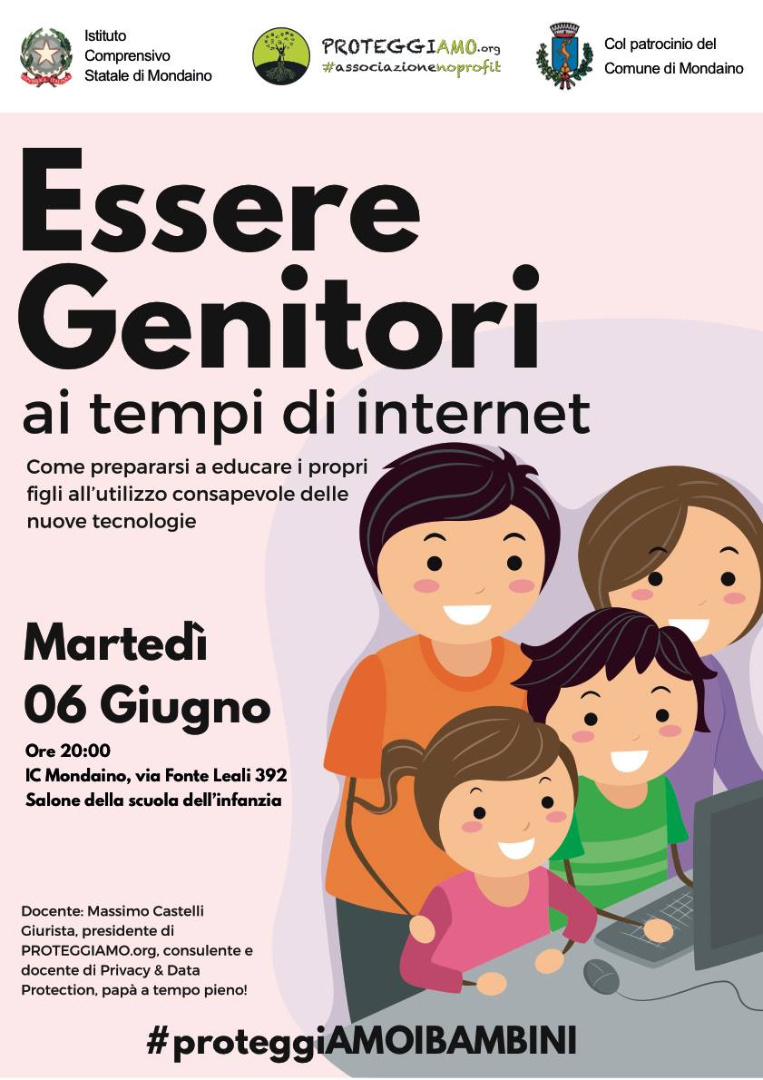 Martedì 6 giugno alle ore 20 saremo ospiti dell'IC Mondaino per parlare dei rischi e opportunità di Internet #BlueWhale #Cyberbullismo #CNAC