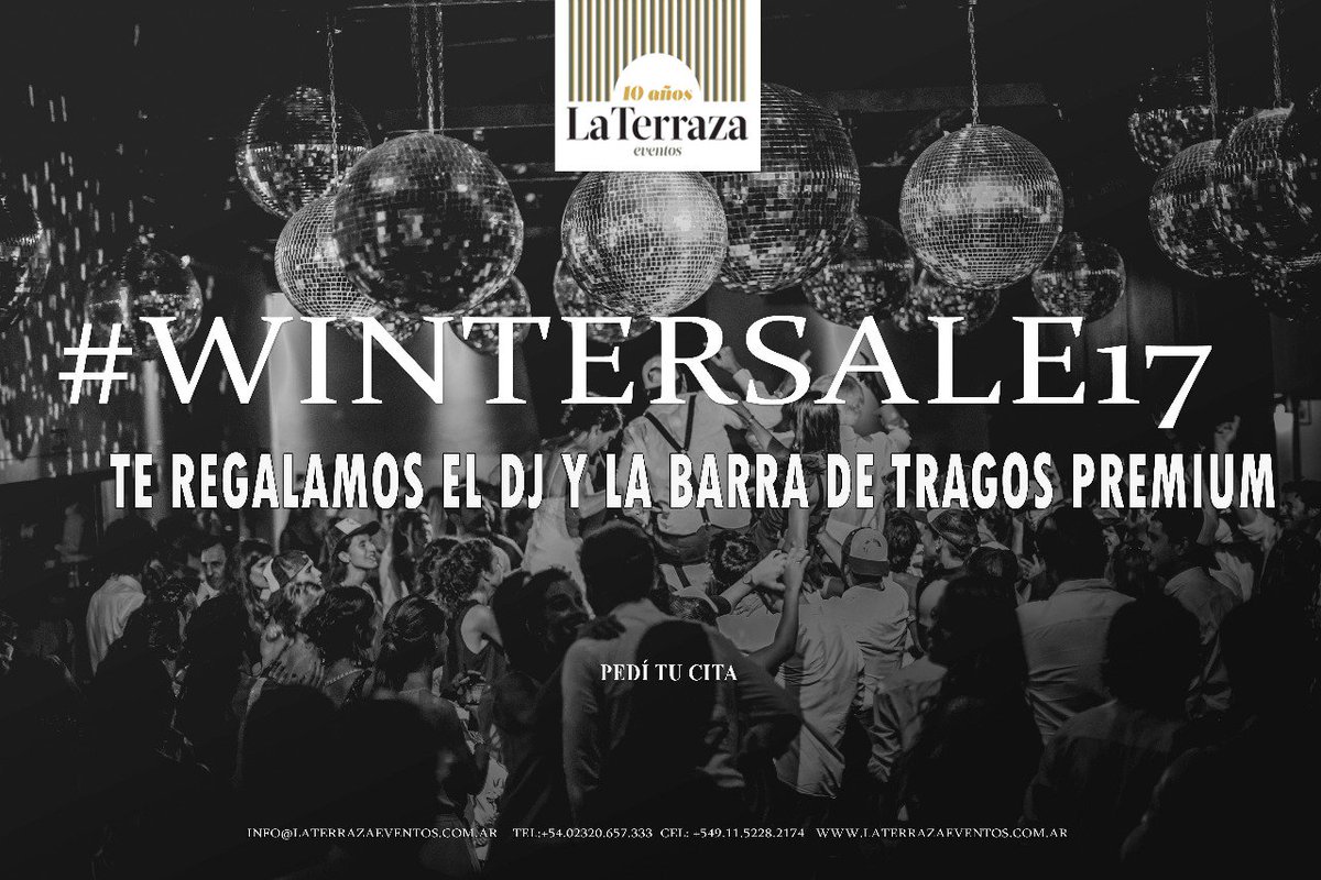 Festeja con nosotros y disfruta de nuestros regalos! #wintersale #party #laterrazagifts