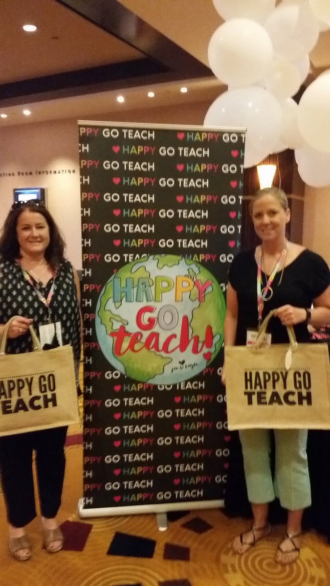 TLSJoseph's tweet photo. So excited to be at Happy Go Teach conference presented by @hellojenjones and @TopDogTeaching with @AlexanderTLS #hgtcon17 https://t.co/Q9YmL9ktUv