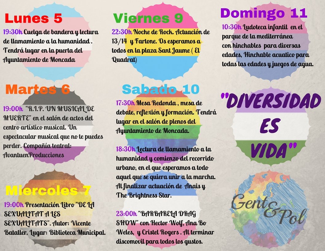 GentPolMoncada's tweet photo. Os esperamos a todos esta tarde en la cuelga de bandera LGTBI en el Ayuntamiento de Moncada https://t.co/dL3fQ9EzXK