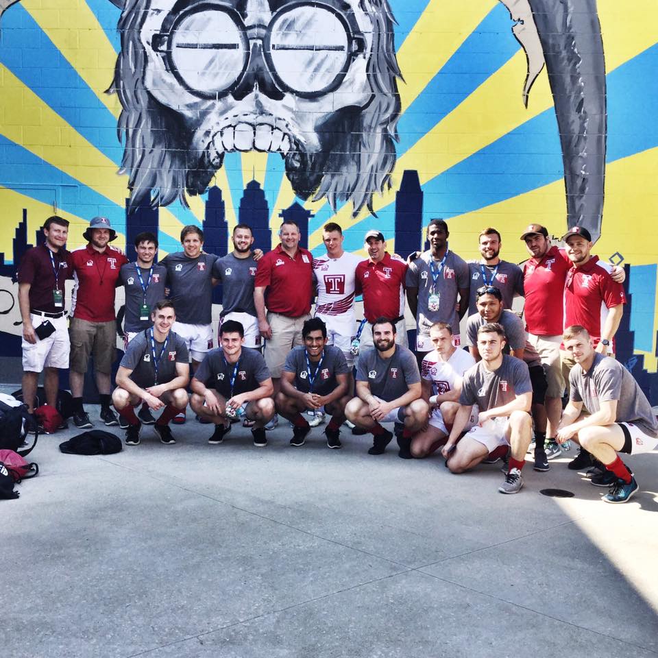 Congrats to <a href="/TempleU_Rugby/">Temple Men's Rugby</a> and <a href="/TempleWmsRugby/">Temple Womens Rugby</a> on a job well done at @USASevensCRC this past weekend. Special shout out to all our seniors!
