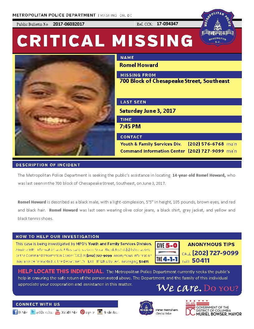 DC Police Department tweet media