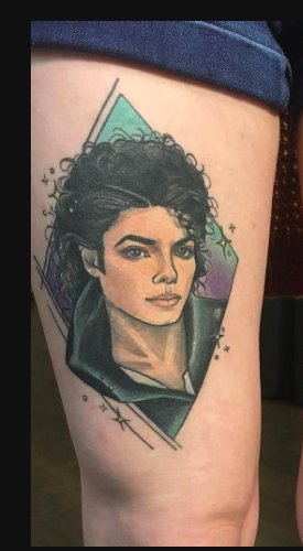 MJJJusticePrjct's tweet photo. #MichaelJackson #tattoo & by @ericaflannes at Red Rocket Tattoo in New York, New York- #tatts2017 @RedRocketTattoo https://t.co/asuX1lS4DO
