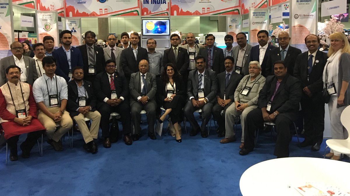 IndiaAtNafsa's tweet photo. @GhoshShobha @NAFSA2017- FICCI appreciates and thanks Indian Delegates for active participation @MinistryOfHRD https://t.co/BHYaOqIrhL