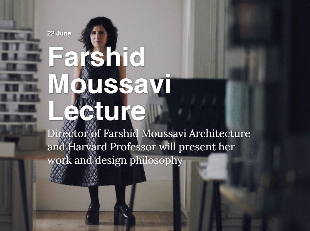 Get tickets to Farshid Moussavi's @ArchFoundation lecture at the Royal Geographical Society on June 22nd | architecturefoundation.org.uk/events/lecture… #FMA