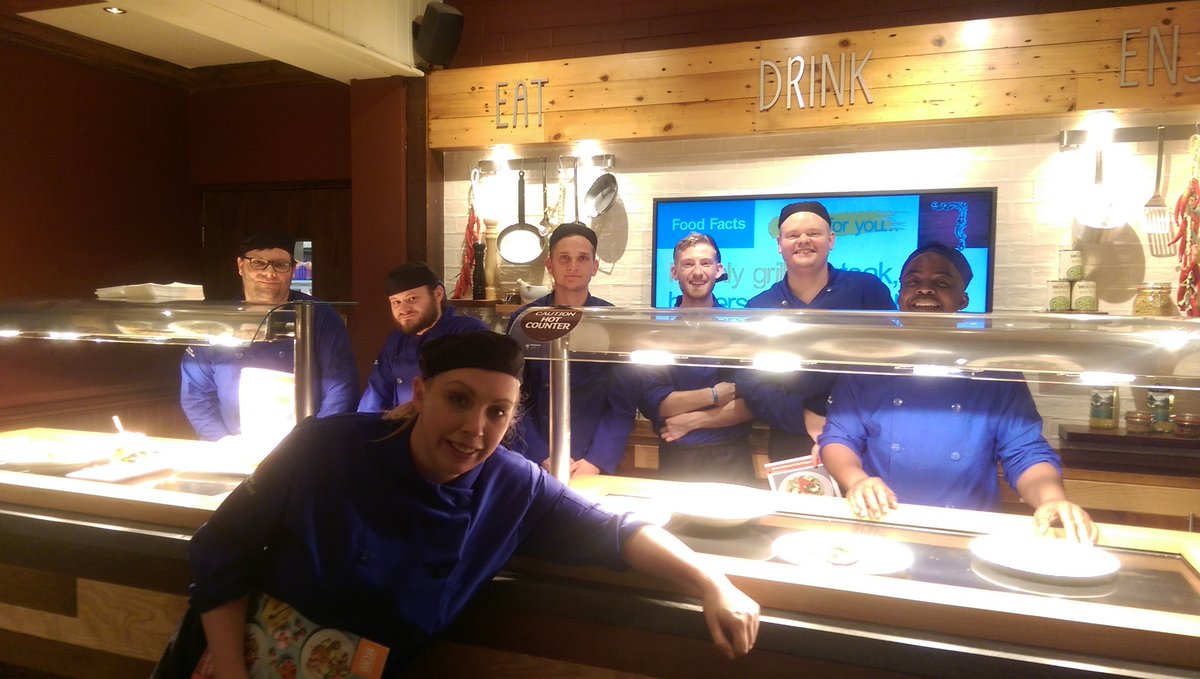 All ready to do the new menu training at Bristol Concorde