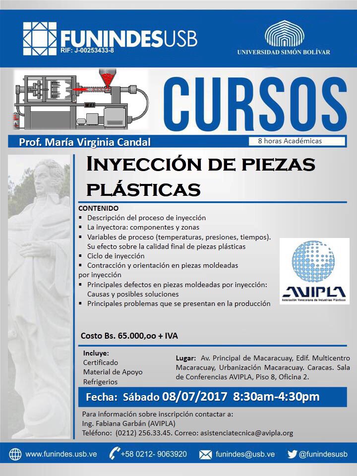 Primera edición del curso de Inyección de Piezas Plásticas en #avipla. Todavía tenemos cupos para la segunda edición. ¡Te esperamos!