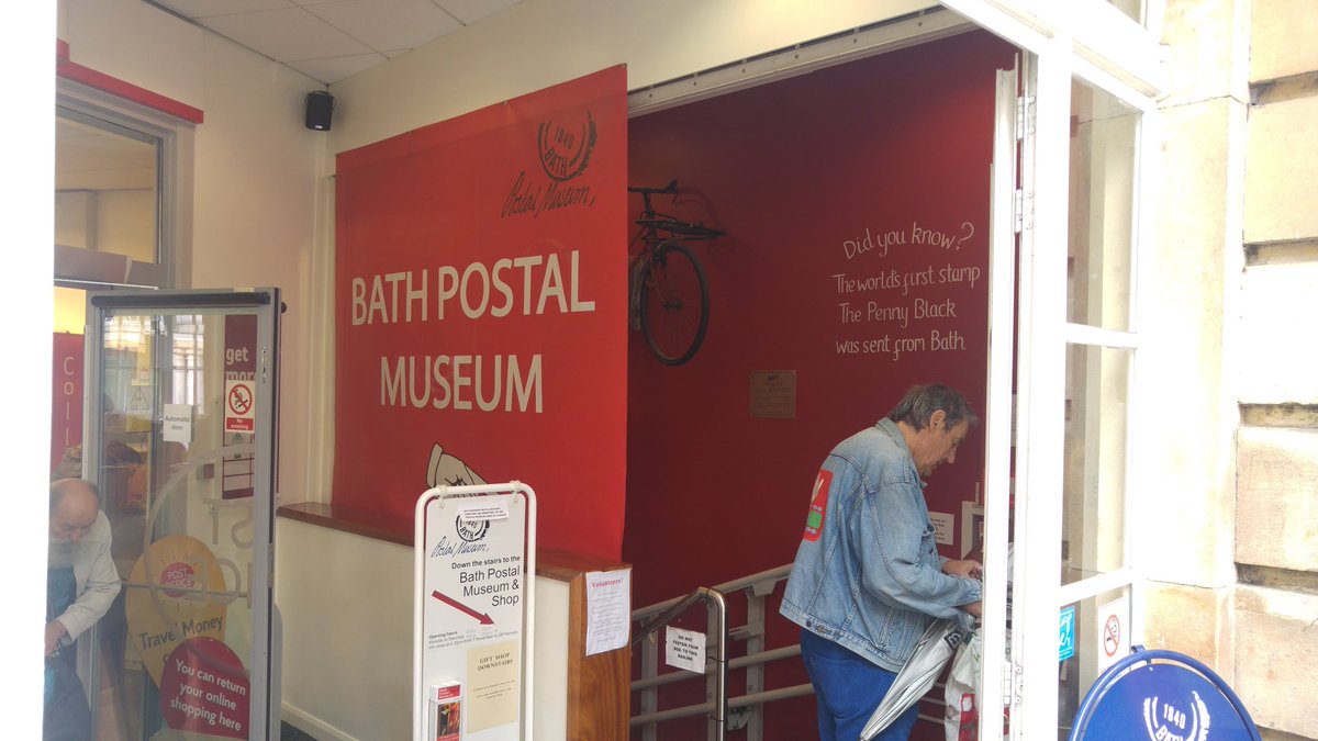 LeeFergusson's tweet photo. It was another of bad rainy weather in Bath but we made the best of it and visited the @Bathpostmuseum &amp; @BathAtWork today #visitbath https://t.co/wFIaY6eoi2