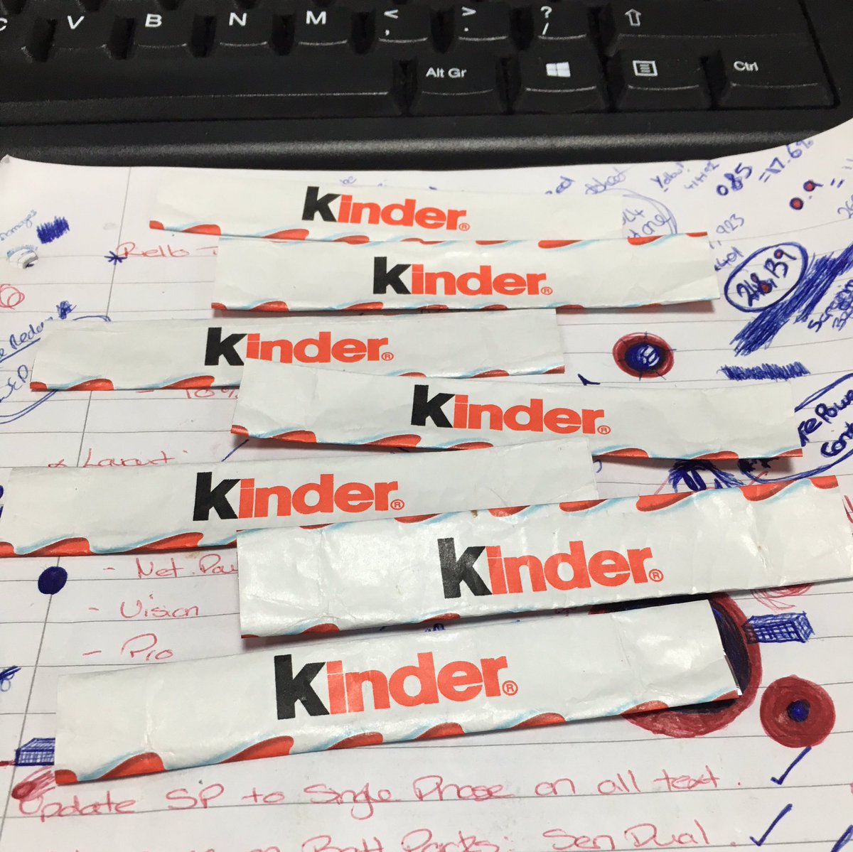 LeeGCoombes's tweet photo. Diets going well 🙈 #kinder #chocolate #diet https://t.co/bjtokMybvX
