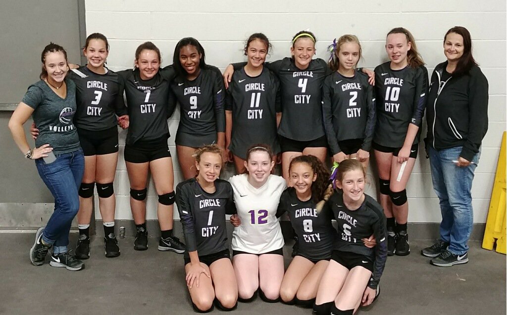 circlecityvbc's tweet photo. 12 White placed 5th at the Munciana Classic this weekend! Another great season comes to a close - great job, girls! #CCVBC17 https://t.co/8guSS4qTn0