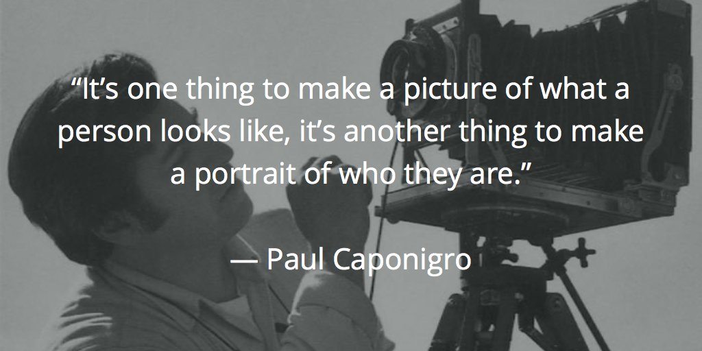 CSSPhotoMadison's tweet photo. “It’s one thing to make a picture of what a person looks like, it’s another thing to make a portrait of who they are.” #PortraitPhotography https://t.co/ox95OsAzIx
