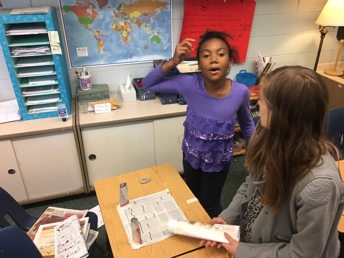 mrbrown_acs's tweet photo. Basketball STEM challenge. Tower must hold a b-ball for 20 seconds using only masking tape and newspaper https://t.co/hKuZ4SWfvM